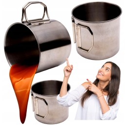 ⚡Turistinio puodelio talpa 500ml nerūdijančio plieno redcl⚡