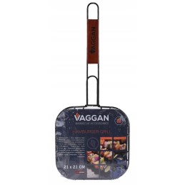 Grilio grotelės mėsainiams, tinklinės grotelės, rakinamos, ilga rankena