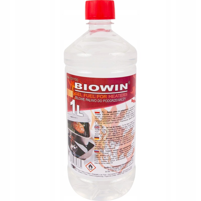 Gelinis kuras rūkyklų šildytuvams, 1l
