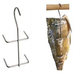 F-302 kabliukas, kabliukai žuvies filė rūkyti, 3 vnt