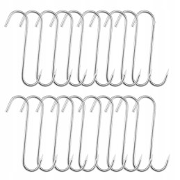 Nerūdijančio plieno rūkymo kabliukai žuvies mėsos šalto gabalo rūkymo kabliukai 15 cm