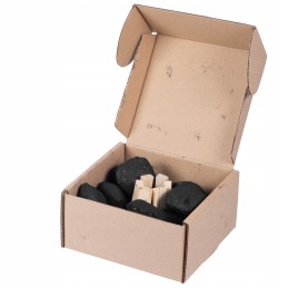 Woodson ugnies starteris, grilio įdėklas su briketais