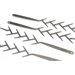 Šakės židinio šakutės iešmeliai 4 vnt