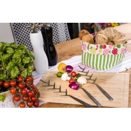 Šakės židinio šakutės iešmeliai 4 vnt