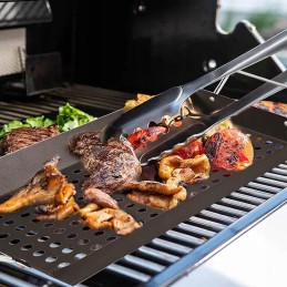 Orkaitės grotelių plokštelė daugkartinis grilio padėklas 38 5x20 cm