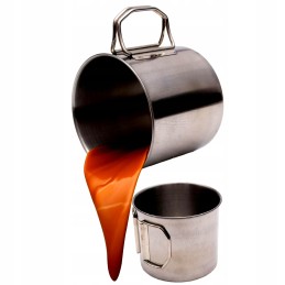 ⚡Turistinio puodelio talpa 500ml nerūdijančio plieno redcl⚡