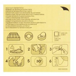 Bestway 10x baseino folijos taisymo rinkinys