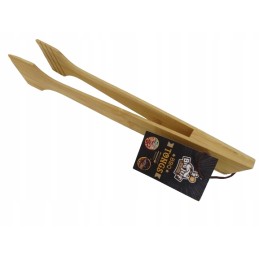 Didelės jeff bambuko grilio žnyplės