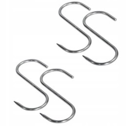 Kabliukai mėsinių kabliai 90x4mm 4 vnt