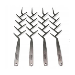 Metalinių šašlykinių iešmelių "šaka" 4 vnt