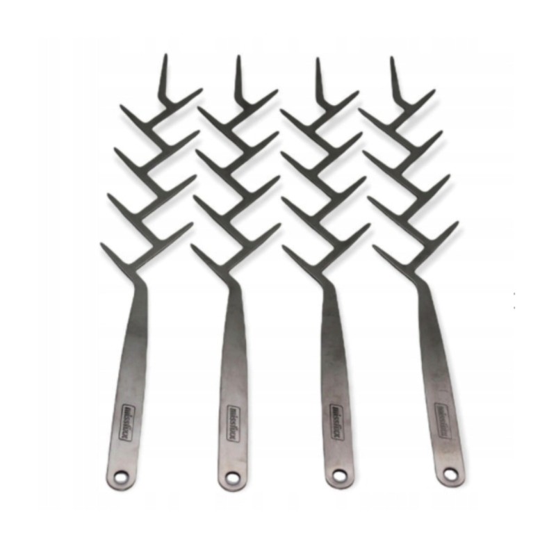 Metalinių šašlykinių iešmelių "šaka" 4 vnt