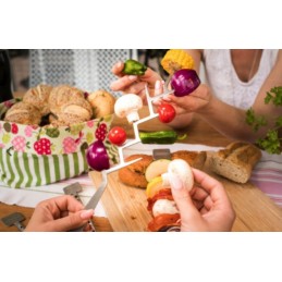 Metalinių šašlykinių iešmelių "šaka" 4 vnt