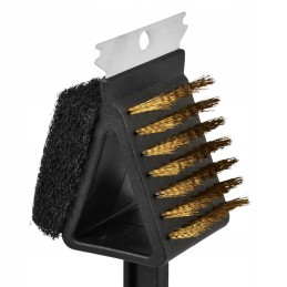 3in1 grilio valymo šepetys