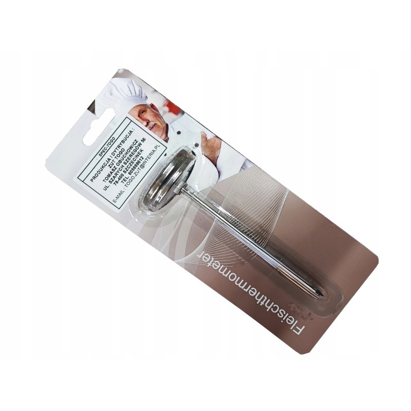 Termometras su zondu 0-120 laipsnių, nerūdijančio plieno