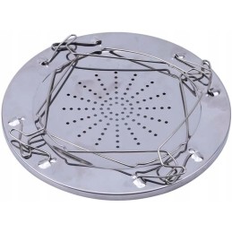 Grilio stovas, sumuštinių skrudintuvas, nerūdijantis plienas, 22 cm