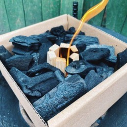 Grilio įdėklas, ekologiškas anglies žiebtuvėlis, 0,5 kg