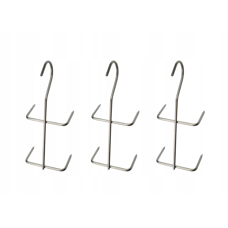 F-302 kabliukas, kabliukai žuvies filė rūkyti, 3 vnt