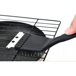 Grilio valymo šepetys, grotelių grandiklis, 2 viename vielos grandiklis