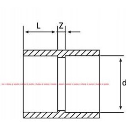 Survekonnektor muff mad pvc ud 50 sq