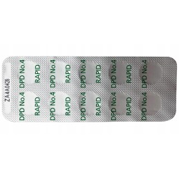 Greitai tirpstančios tabletės aktyviojo deguonies testeriui DPD 4