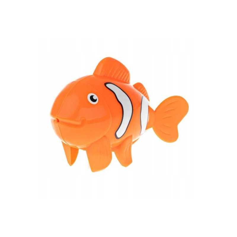 Susukamas vonios žaislas su plaukiančia žuvele