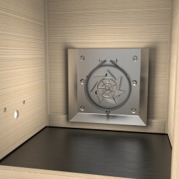 Medinė elektrinė rūkykla browin100e dūmų generatorius karšto oro cirkuliacija zrebki