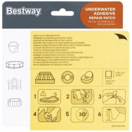 Baseino grebėstai, baseino remonto rinkinys, šlapiems vandeniui atsparūs klijai