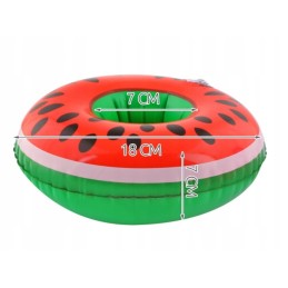 Pripučiamas arbūzų gėrimų stovas gėrimų puodelių vakarėliui