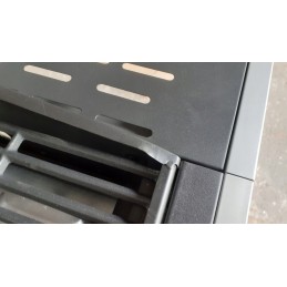 Nebraska Activa 3 1 dujinis grilis, ketaus grotelės, dangtis