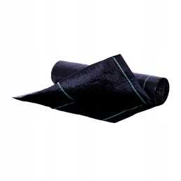 Juodas agrotekstilės kilimėlis nuo piktžolių, metro storio, 100g 1,1 x 1m UV
