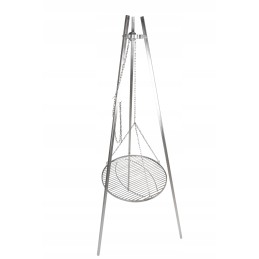 Nerūdijančio plieno grotelės su grotelėmis