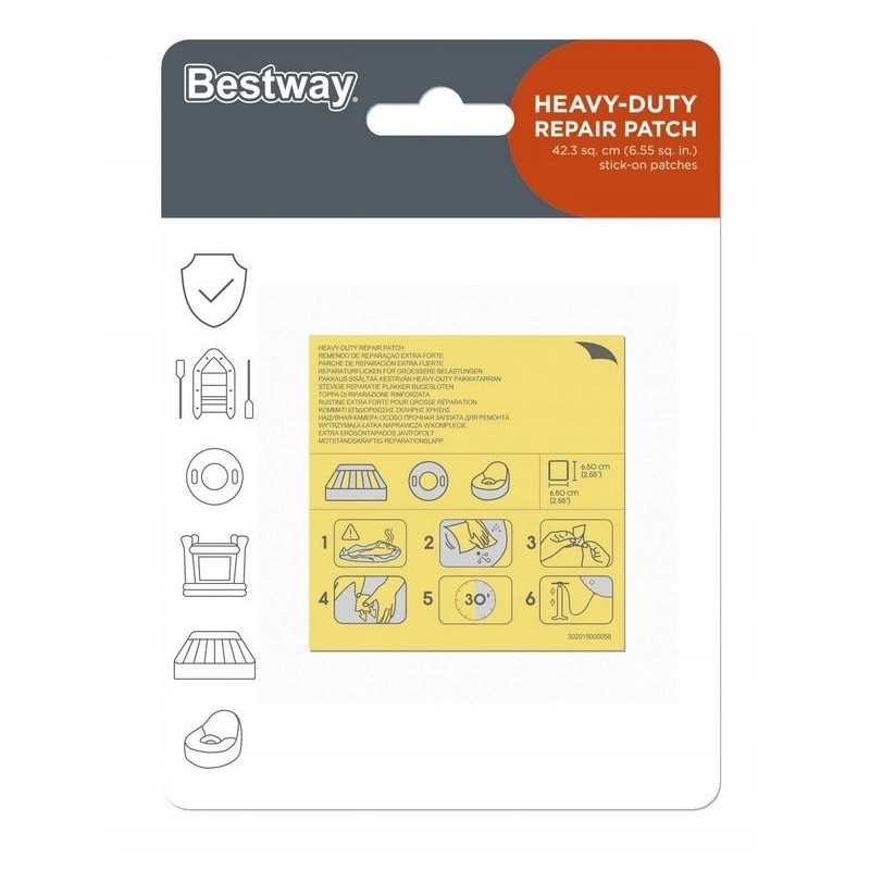 Vandeniui atsparūs remonto pleistrai pripučiamiems daiktams