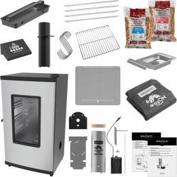 ⭐⭐Elektrinės rūkyklos komplektas automatinis skaitmeninis medžio drožlių dūmų generatorius⭐⭐