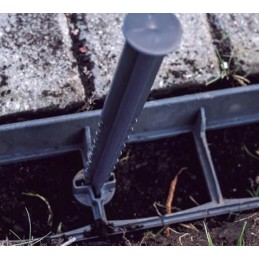 Juodi tvirtinimo ankeriai kraštams 23,5 cm, 50 vnt