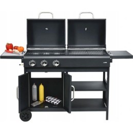 ⭐⭐double gas and charcoal grill 8.4 kw garden⭐⭐