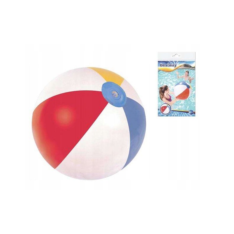 Pripučiamas paplūdimio kamuolys sodo žaidimas bestway 51 cm