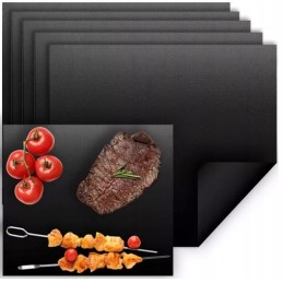 ⭐Tefloninis grilio kilimėlis, grilio padėklas, kepimui grilyje, rinkinyje 5 vnt.⭐