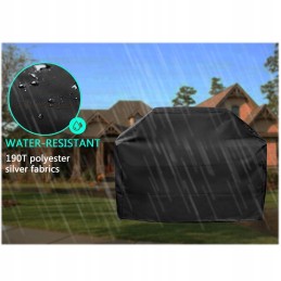 Grilis padengtas vandeniui atspariomis cilindrinėmis grotelėmis 2xw-80x66x100cm