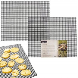 Grilio tinklinis kilimėlis mėsos ir daržovių grotelėms 2x