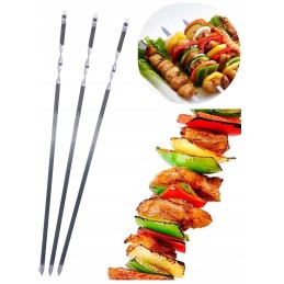 Szampury pins grilio iešmeliai mėsos iešmams 60 cm 3 vnt