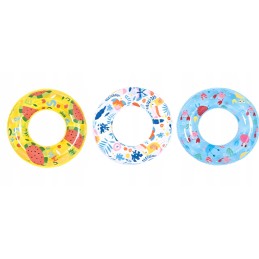 Plaukimo žiedas, spalvingi raštai, 3 raštai, 3-5 metų amžiaus