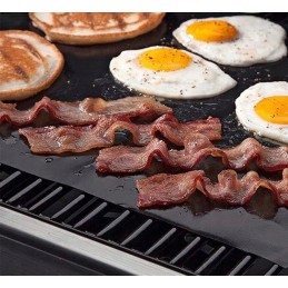 3 vienetų tefloninių kepimo kilimėlių rinkinys, orkaitės grotelių padėklas