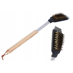 Aukštos kokybės vielinis šepetys + BBQ grandiklis/grotelių valymo įrankis