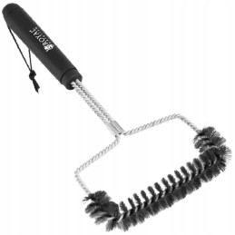 Plieninės vielos grotelių grilio šepetys, plotis 16