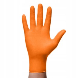 Nitrilinės pirštinės mercator gogrip oranžinės pirštinės oranžinės l 50 vnt.