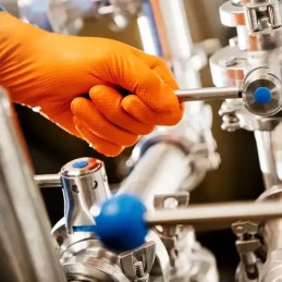 Nitrilinės pirštinės mercator gogrip oranžinės pirštinės oranžinės l 50 vnt.