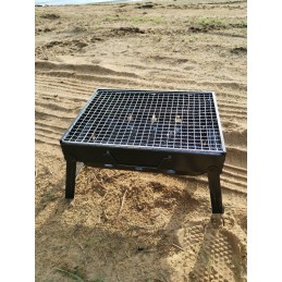 Turistinis grilis nešiojamas sulankstomas anglies grilis su nemokamu uždegimu! visa 40 kubų lenta