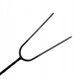 Plieninis pagaliukas dešrelėms kepti, juodas, 100 cm, 5 vnt, šašlykui ir laužui