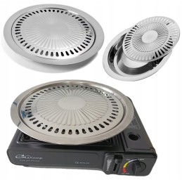 Grill attachment for camping stove