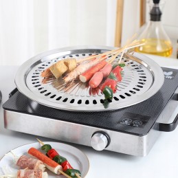 Grill attachment for camping stove